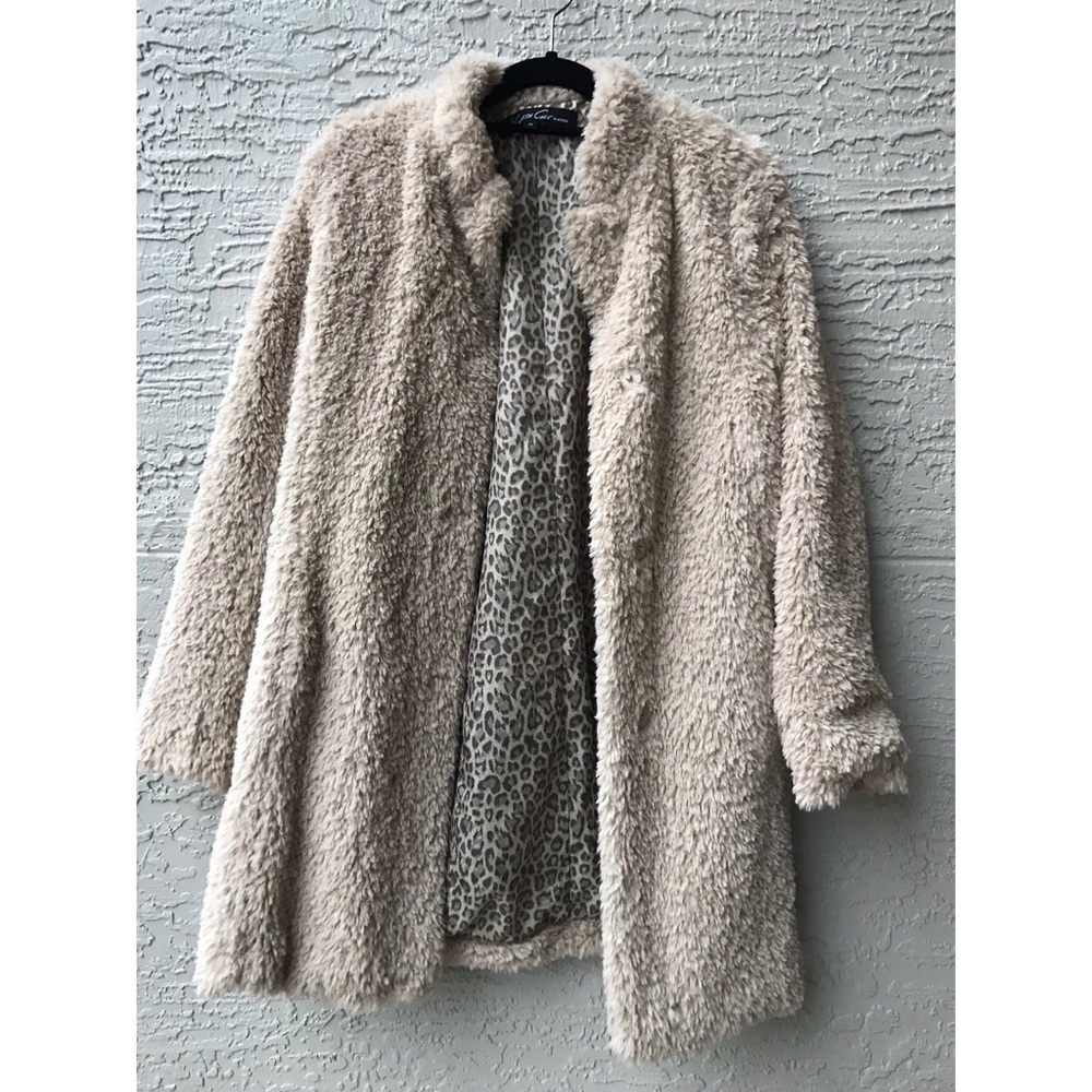 Faux Fur Coat, M